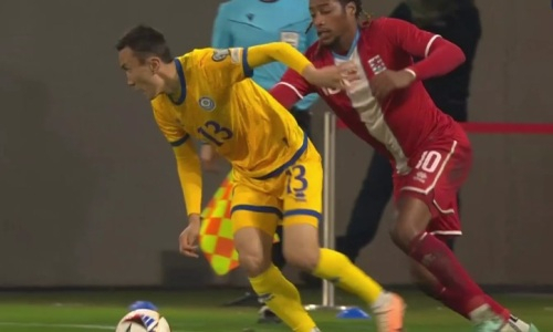 Люксембург — Казахстан 2:1. Видеообзор матча с победой европейского карлика