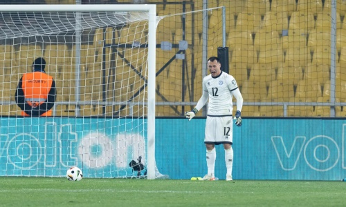 Шацкий вошел в топ-3 рекордсменов-вратарей сборной Казахстана