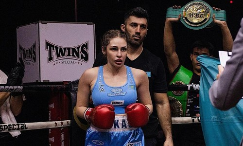 Самая сексуальная боксерша Казахстана проведет бой со стопроцентной нокаутершей