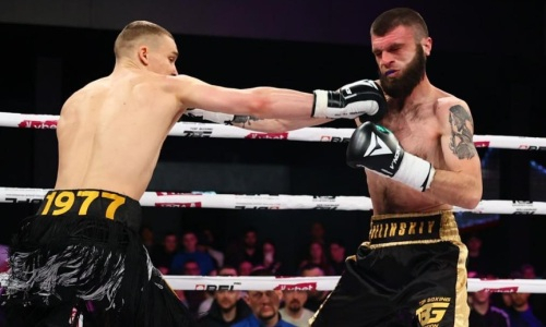 Три нокдауна и нокаут за две минуты. Украинский боксер разозлился после поражения казахстанцу. Видео