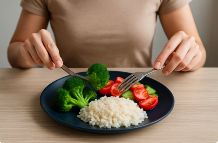 Хитрый способ похудения — из какой посуды нужно есть