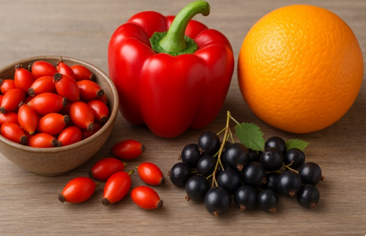 Какие три продукта являются лидерами по количеству витамина С. Вы удивитесь