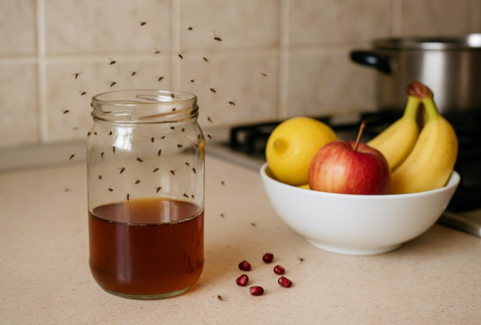 Как избавиться от мелких мошек на кухне