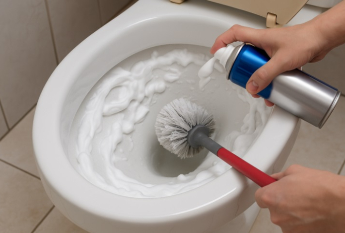 Зачем смышленые хозяйки добавляют в унитаз пену для бритья