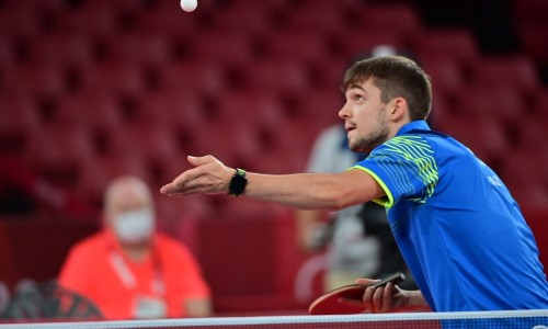 Казахстанец сыграл вничью с призером чемпионата мира по настольному теннису