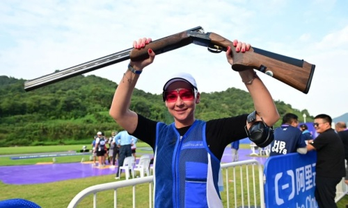 Обладательница первой лицензии Казахстана на Олимпиаду-2024 в стендовой стрельбе поделилась эмоциями