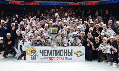 «Қазақстан, алға, брат». Михайлис поделился эмоциями после завоевания Кубка Гагарина