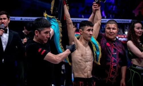 Казахстанский боец подписал контракт с одной из сильнейших лиг мира