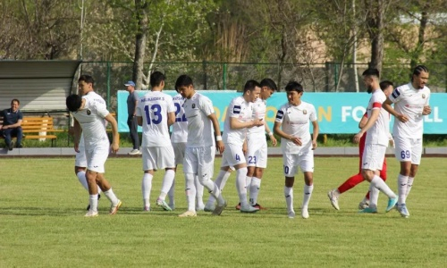 «Жетысай» минимально переиграл «Улытау» в матче Первой лиги