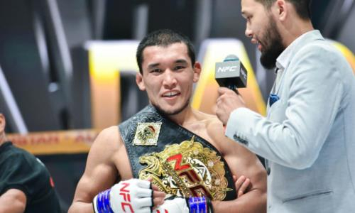 Звезда казахстанского ММА примет участие в совместном турнире Naiza и Fight Nights