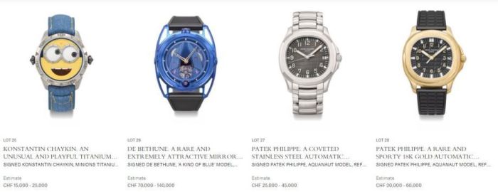 Коллекция часов Михаэля Шумахера будет продана с молотка за миллионы долларов. Фото