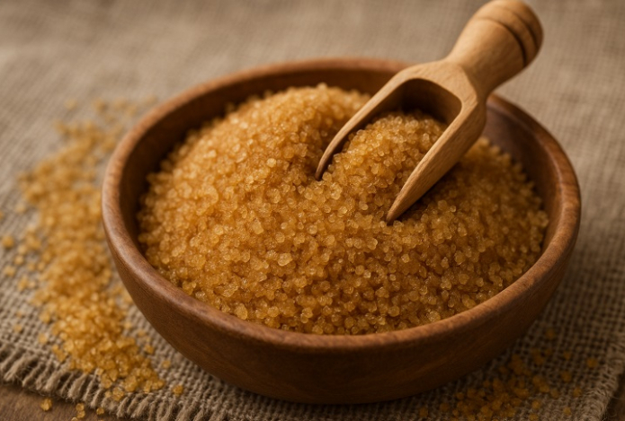 Этот вид сахара можно назвать самым полезным. Он содержит витамины и минералы