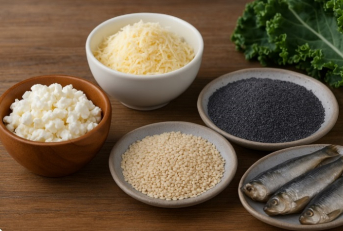 Пять продуктов, в которых кальция больше, чем в твороге — где найти пользу для здоровья костей