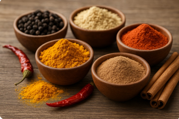 Какие специи нужно включить в рацион при похудении — плоский живот гарантирован