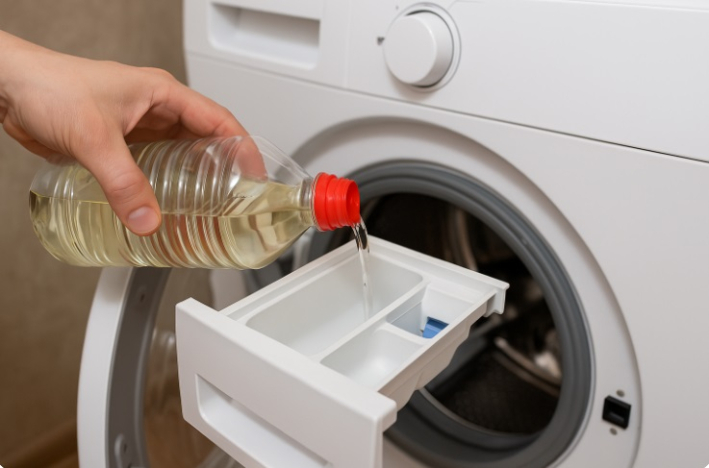 Зачем заливать уксус в стиральную машинку — на это есть три веские причины