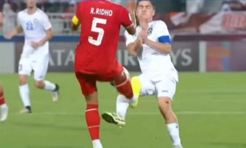 Фанаты остались недовольными действиями капитана сборной Индонезии в матче с Узбекистаном