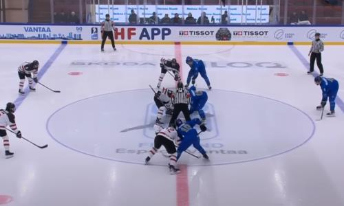 Появилось видео разгрома и хет-трика от Казахстана в матче ЧМ-2024 по хоккею с Канадой