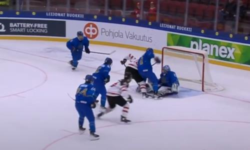 Сэйвы голкипера сборной Казахстана попали в список лучших на юношеском чемпионате мира