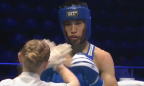 Бой Казахстан — Кыргызстан на молодежном чемпионате Азии-2024 по боксу завершился нокаутом