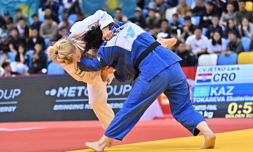 Три казахстанских дзюдоиста поборются за медали Grand Slam в Астане