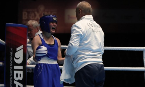 Нокаутом закончилось казахстанское дерби на международном турнире по боксу