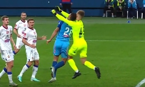 «Тяжёлое сотрясение мозга». Алип отправил в больницу голкипера ЦСКА