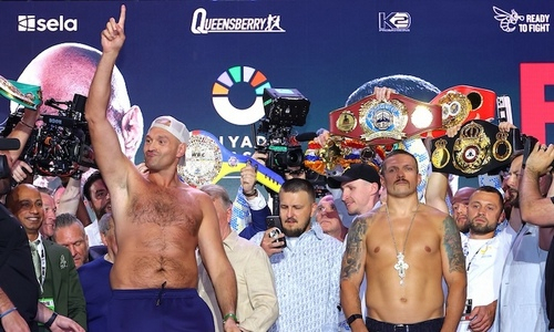 Легендарный анонсер оконфузился на взвешивании боя Усик — Фьюри