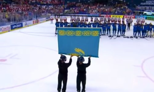 Гимн Казахстана второй раз прозвучал на чемпионате мира в Чехии