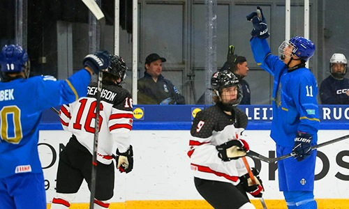 Видеообзор матча юношеского чемпионата мира Казахстан — Канада 3:11 