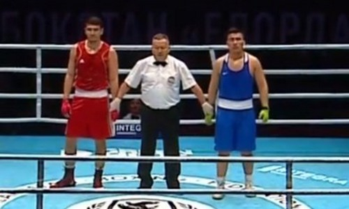 Бой призера чемпионата Азии по боксу из Казахстана завершился нокаутом