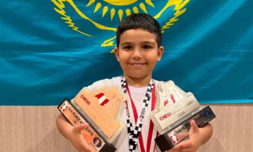 Девятилетний казахстанец стал призером чемпионата мира по шахматам