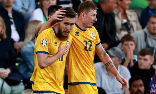 Казахстан создал сложности для сборной Азербайджана по футболу