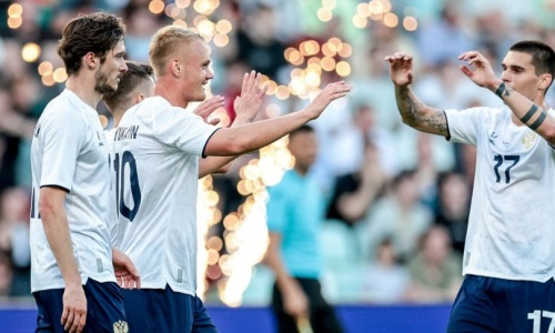 Разгромом закончился матч сборной России по футболу