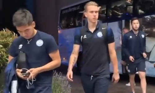 Сборная Казахстана по футболу прибыла в Венгрию