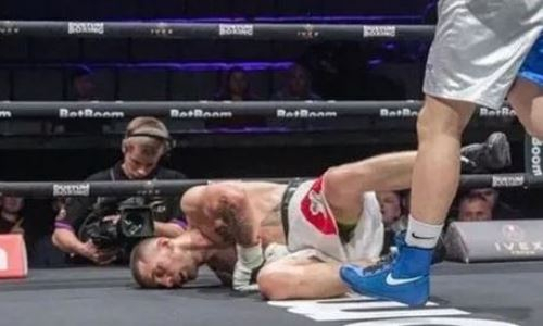 Сменившего Украину на Россию чемпиона брутального нокаутировали в Москве. Видео