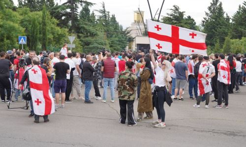 Сборную Грузии встретили в Тбилиси после вылета с Евро-2024 по футболу. Видео