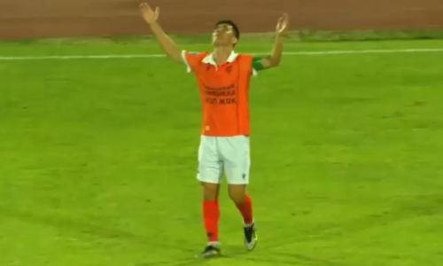 Гол с центра поля забит в Кубке лиги Казахстана. Видео