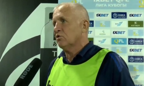 Наставник «Каспия» высказался о разгроме от «Астаны» в Кубке лиги