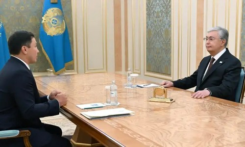 Касым-Жомарт Токаев принял Геннадия Головкина перед Олимпиадой-2024