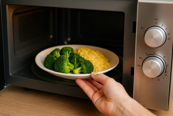 Как заставить микроволновку греть еду, а не посуду