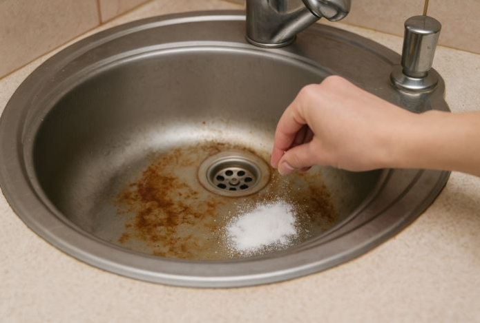 Как очистить раковину от застарелой грязи. Ни за что не догадаетесь