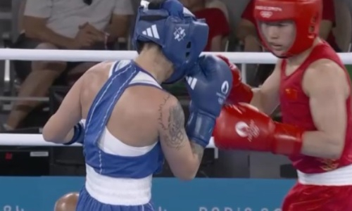 Видео разгромного боя Назым Кызайбай за финал Олимпиады-2024