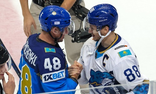 Фоторепортаж с матча Кубка президента сборная Казахстана — «Барыс» 5:0