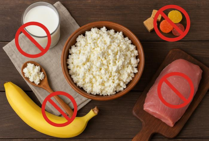 Какие продукты запрещено есть с творогом