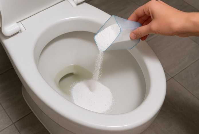 Зачем сыпать в унитаз стиральный порошок