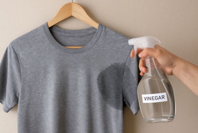 Как убрать запах пота с одежды без стирки — поможет простой трюк