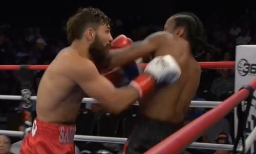 Видео полного боя Садриддина Ахмедова с ярким нокаутом американца в США