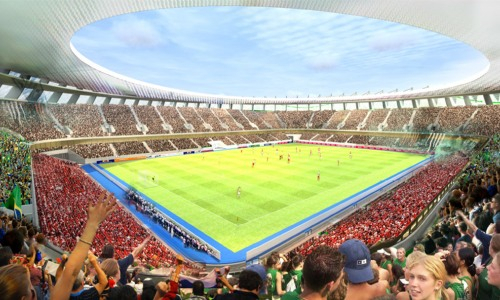 Аким рассказал о строительстве рекордного футбольного стадиона в Казахстане