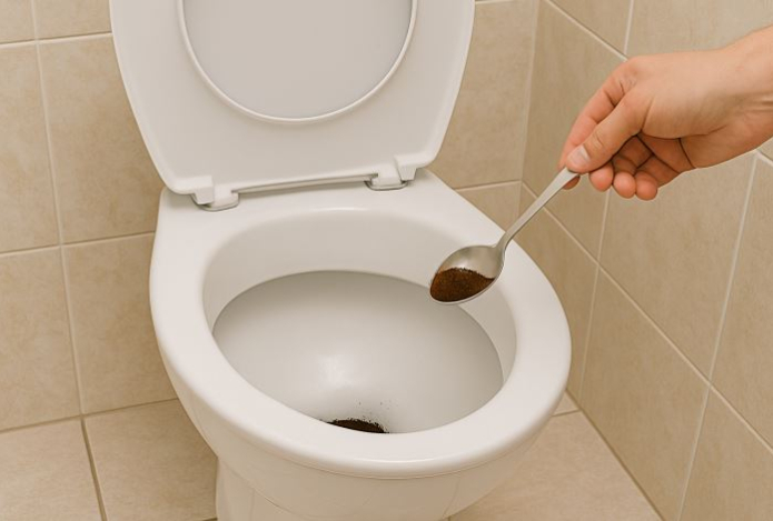 Зачем засыпать кофе в унитаз — секрет опытных хозяек