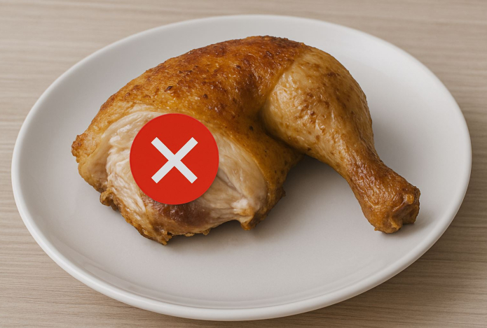 Хоть и вкусная, но ядовитая. Эту часть курицы лучше вообще не есть